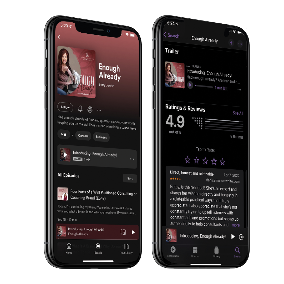 Podcast Trailer on Spotify and Apple Podcast Trailer on Spotify and Apple
