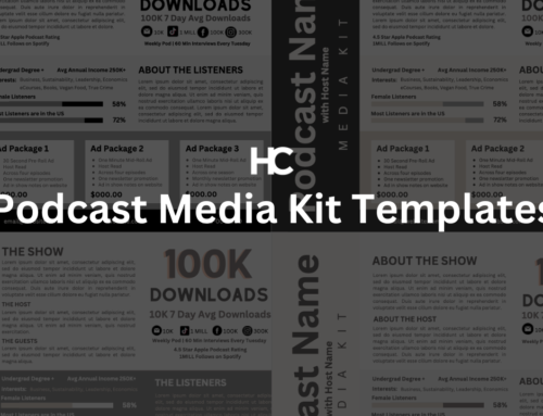 Podcast Media Kit Canva Templates