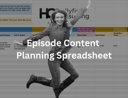 Episode Content Planning Spreadsheet