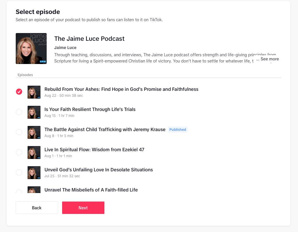 add episodes to tiktok add episodes to tiktok