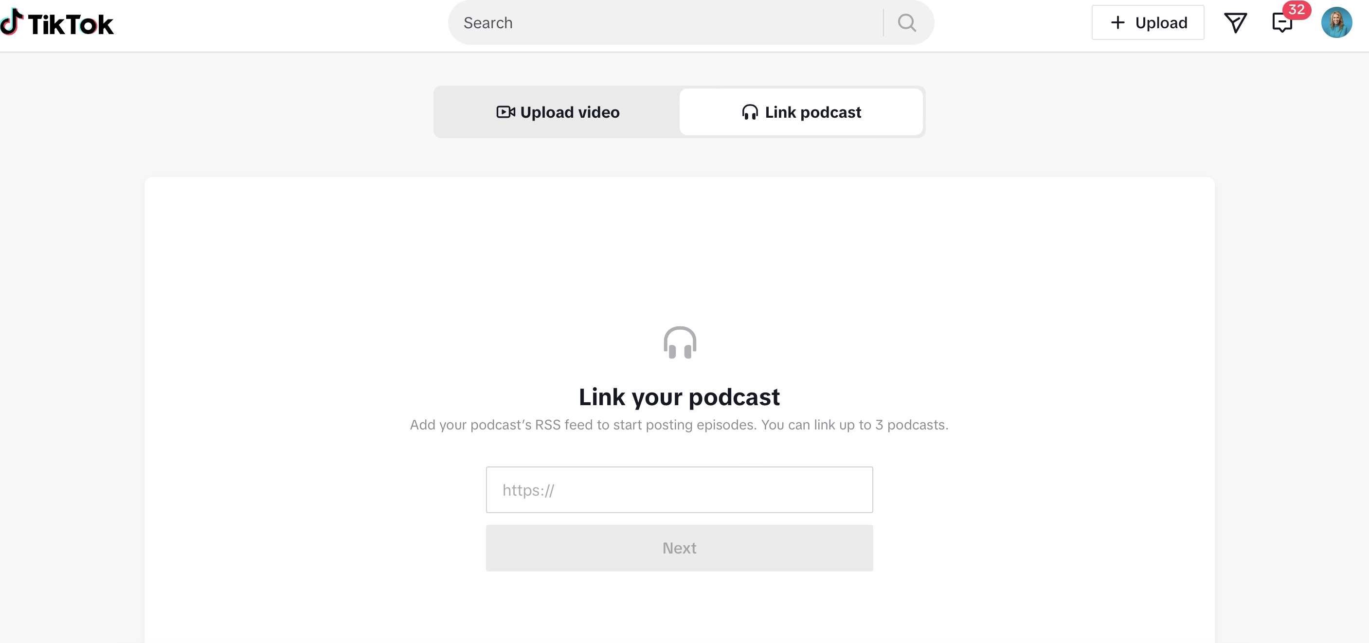 Add pod to tiktok