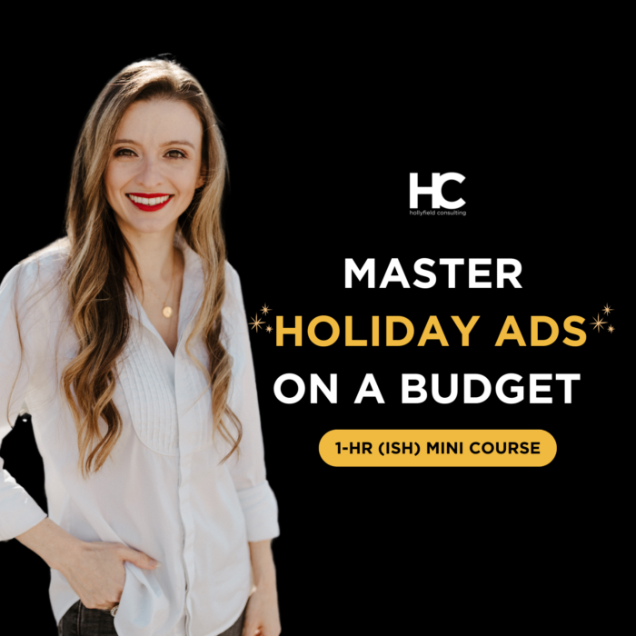 Master Holiday Ads on a Budget Mini-Course