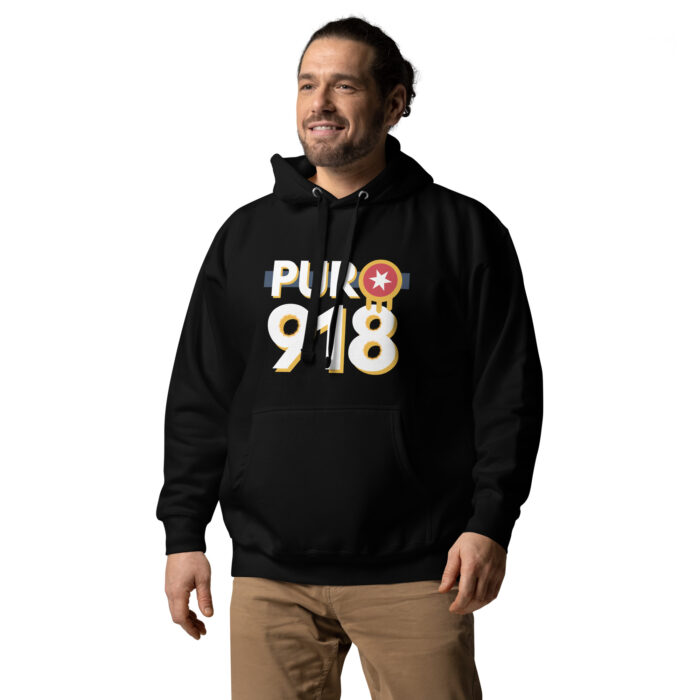 Puro 918 Tulsa Flag Unisex Hoodie - Image 7