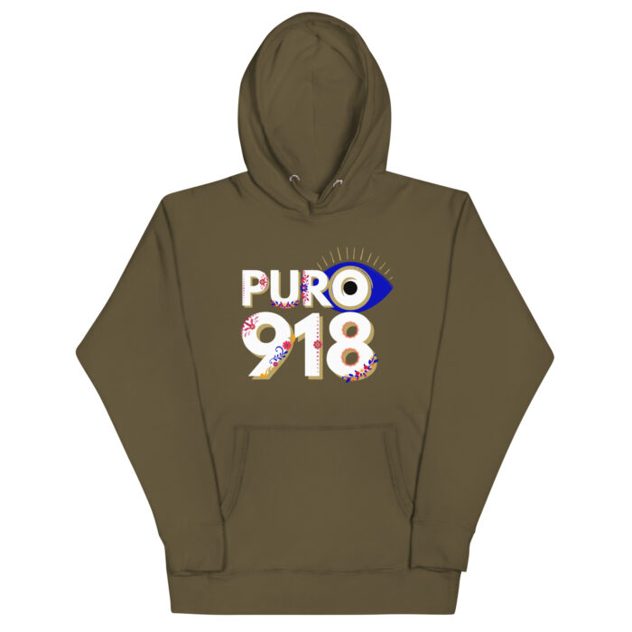 Ojo Flor Puro 918 Unisex Hoodie - Image 8