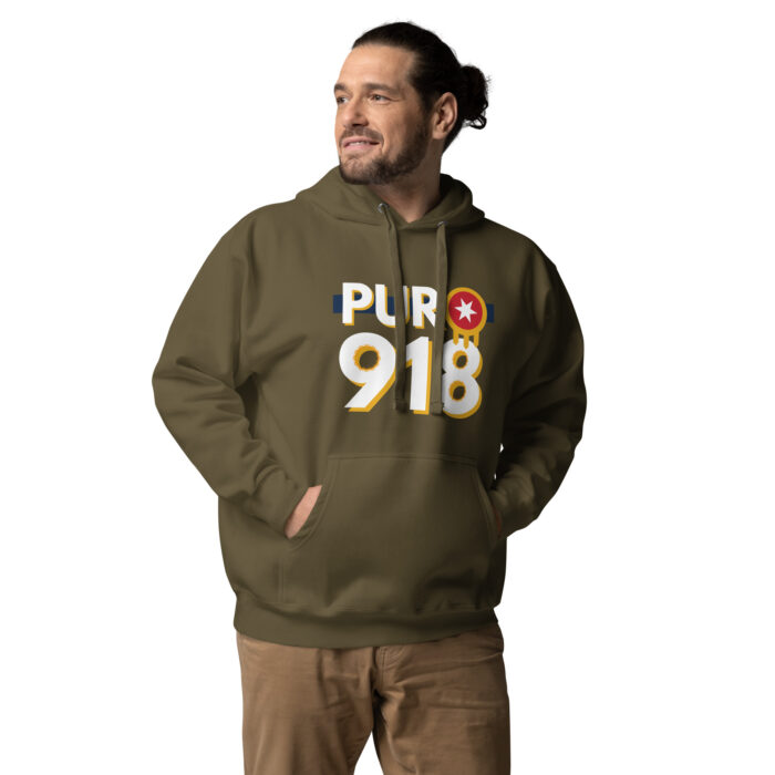 Puro 918 Tulsa Flag Unisex Hoodie - Image 12