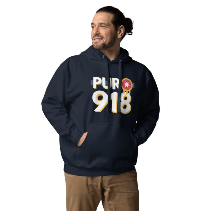 Puro 918 Tulsa Flag Unisex Hoodie - Image 8