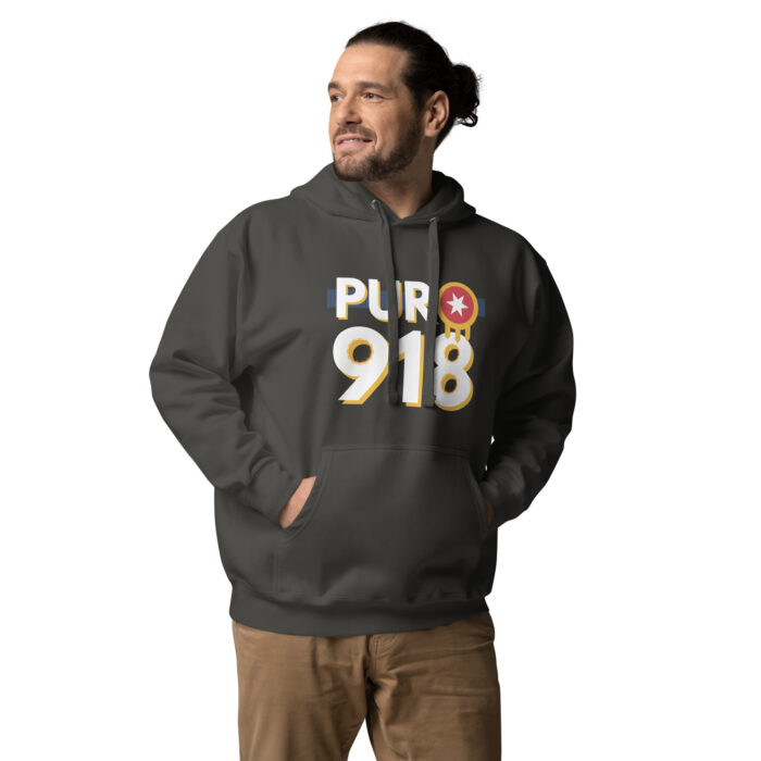 Puro 918 Tulsa Flag Unisex Hoodie - Image 10