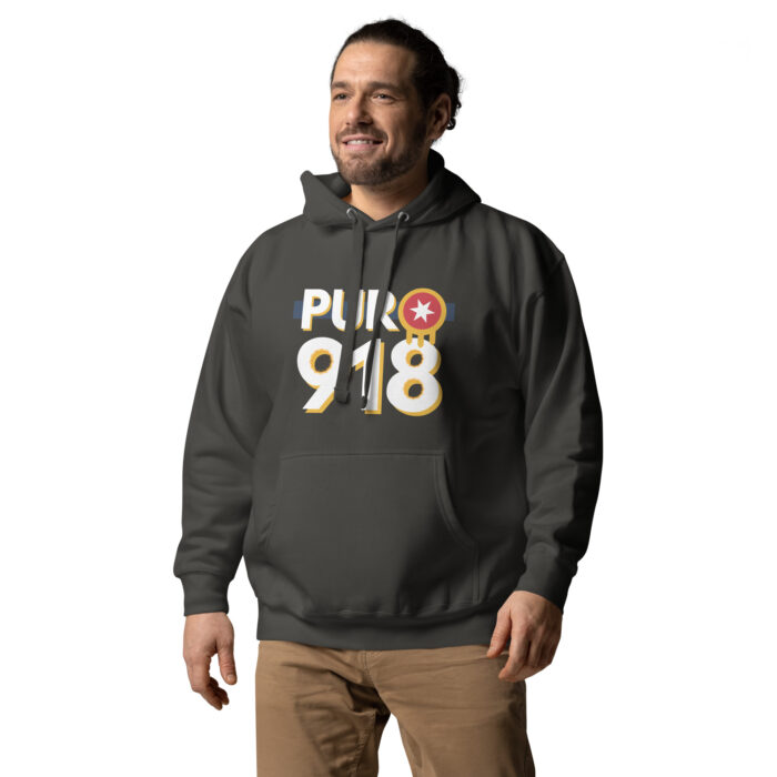 Puro 918 Tulsa Flag Unisex Hoodie - Image 11