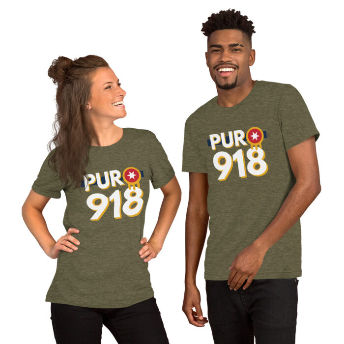 Puro 918 Tulsa Flag Unisex t-shirt - Image 4