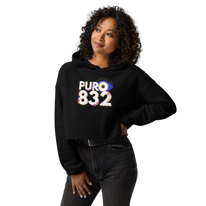 Puro 832 Ojo Crop Hoodie