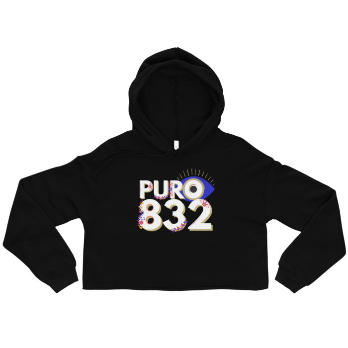 Puro 832 Ojo Crop Hoodie - Image 2