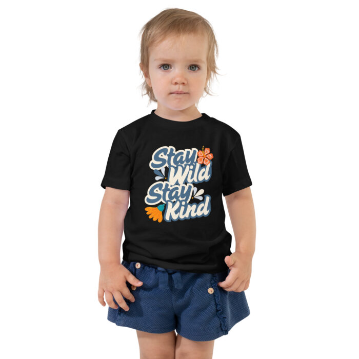 Stay Wild, Stay Kind Toddler Short Sleeve Tee - Image 2