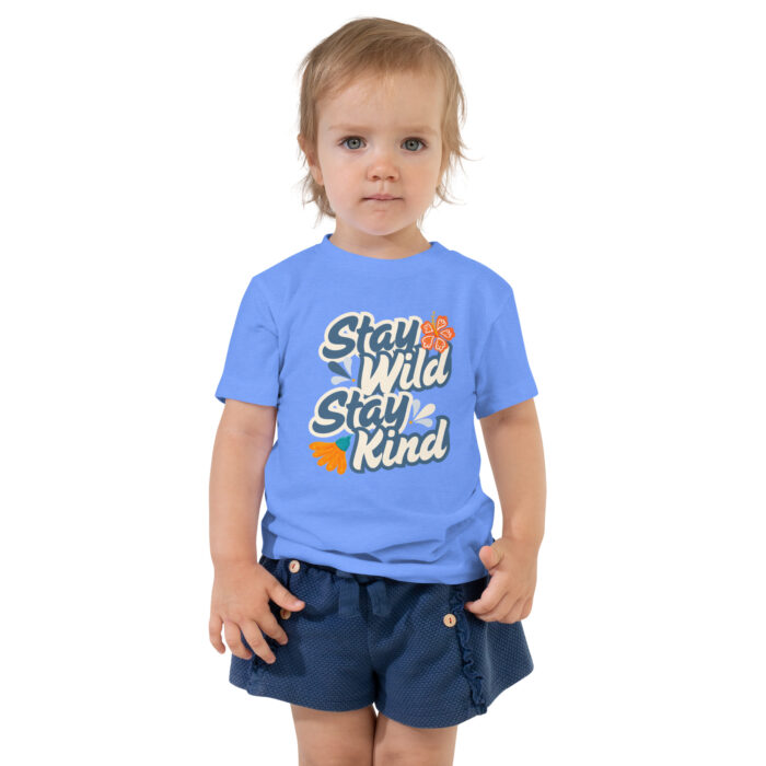 Stay Wild, Stay Kind Toddler Short Sleeve Tee - Image 3