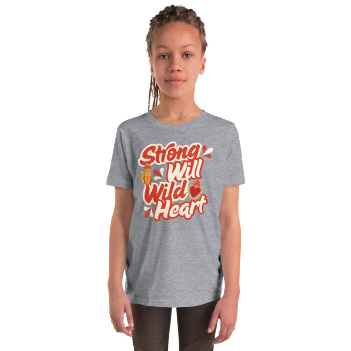 Strong Will, Wild Heart Youth Short Sleeve T-Shirt - Image 5