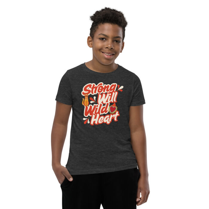 Strong Will, Wild Heart Youth Short Sleeve T-Shirt - Image 4