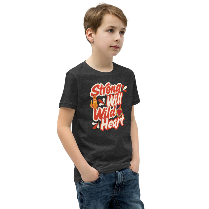 Strong Will, Wild Heart Youth Short Sleeve T-Shirt - Image 3